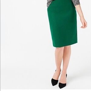 J. Crew Wool Blend Pencil Skirt Size 0